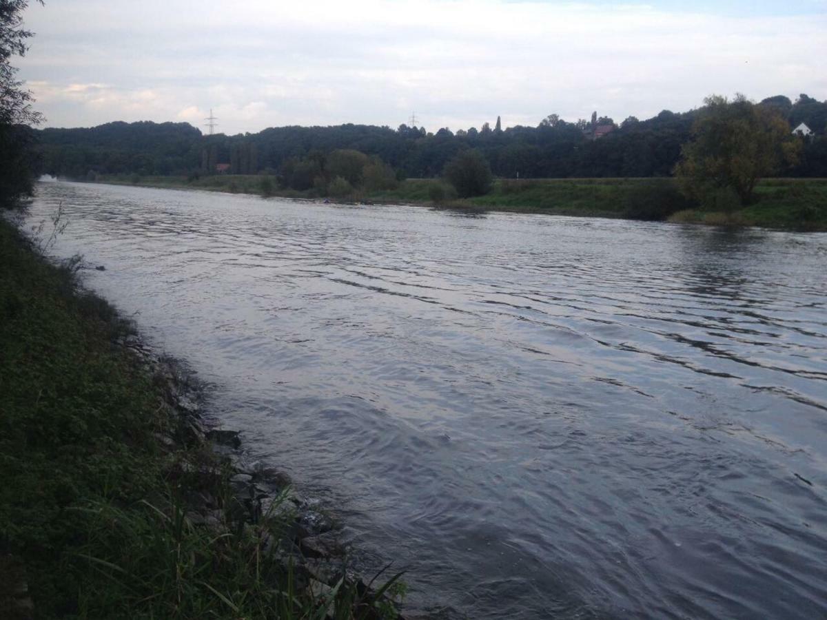 Wohnung Am Weserradweg Deesberg Buitenkant foto